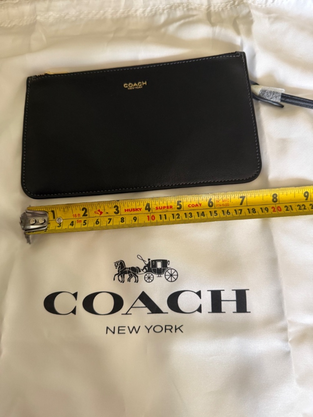 Coach Brooklyn 28 Shearling Leather Shoulder Bag Black Pouch Dust Bag NWT - Picture 14 of 14